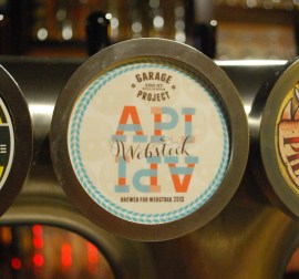 Inverting this tap badge reveals a hidden satanic message.  