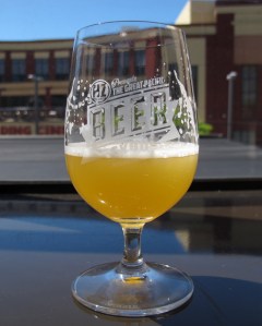 Possibly the most classy beer-fest glasses ever. Credit: Phil Cook