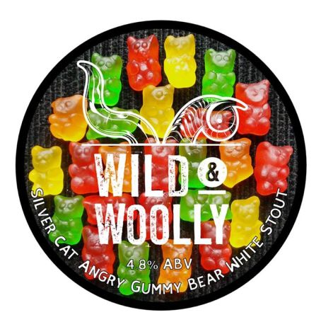 Silver Cat Angry Gummy Bear White Stout